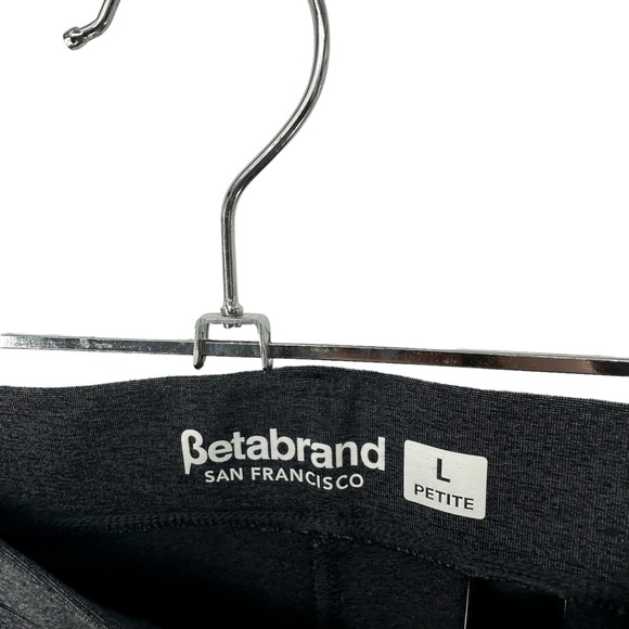 Betabrand Classic Bootcut Dress Yoga Charcoal Gray Pants Large Petite - Picture 11 of 11